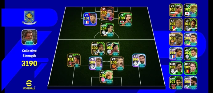 EF73-All Platforms-strength 3190-Epic&Bigtime , showtime:Messi, Rio Ferdinand,Kahn,Raul, Bale,Ronaldinho,rijkaard,huijsen,carvajal,costacurta