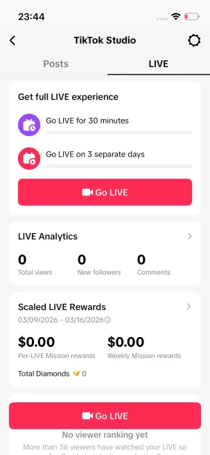 Instanly Delivery/ 57K Real Followers+2M Real Likes Account/ Live Stream/ Full Access