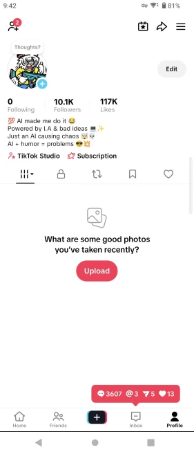 [Discounted] France Monetized Creator Rewards Program Account | 10K Authentic Followers & 117K Likes | Verified Screenshots + Instant Delivery