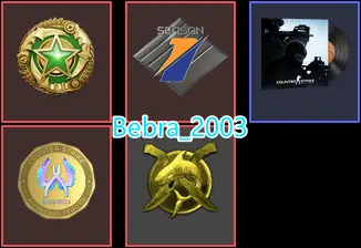 CS2 Prime 1026 hours+4Medals(Gold Operation Riptide Coin/Premier Season One Medal/2025 Service Medal/Global Offensive Badge)