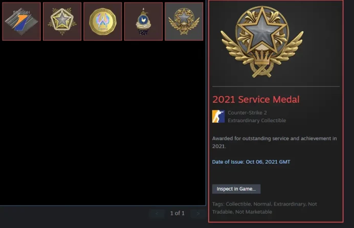 18Game-	Rust-CS2 Prime 908 hours+5Medals(2021-2024 Service Medal/10 Year Birthday Coin/Premier Season One Medal/Global Offensive Badge)