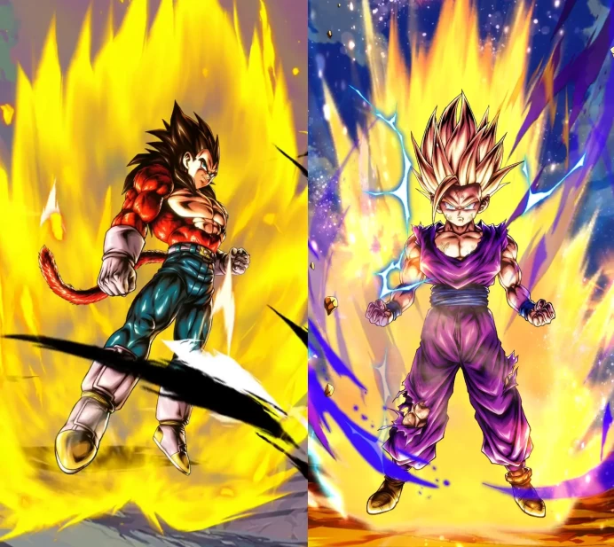 2UL [iOS]8S UL Super Saiyan4 Vegeta[red]+UL SuperSaiyan2 Gohan(youth)[green]+43000CC+0~5LL[Global]Auto delivery[BNID Login]
