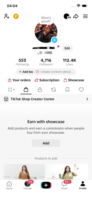 Instanly Delivery/ 4.7K Real Followers+110K Real Likes/ Tiktok Shop For Creator/ Live Stream/ Full Access