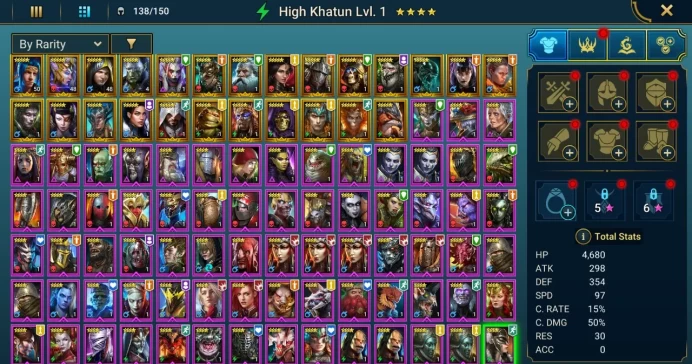 Starter acc with Wixwell : 87k energy / 57 mln coins / Lady Kimi, Sethallia, Arix, Ninja + 20 Login Legendaries / Maneater, Demytha