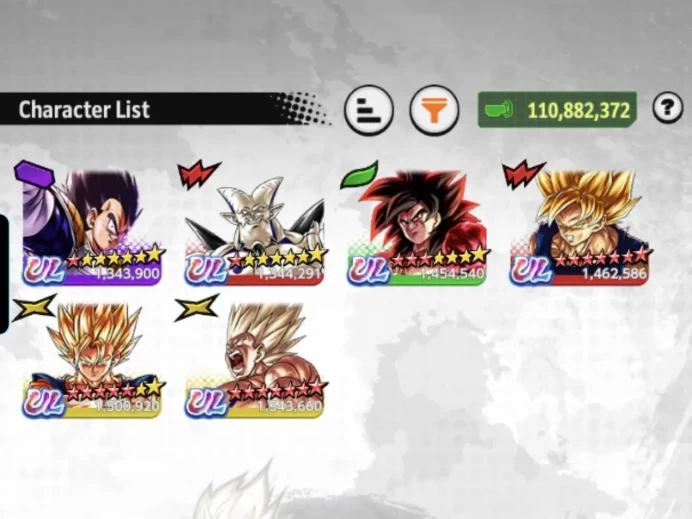 D965-IOS+Android-6 UL(SS Goku Full Red Star+SS4 Goku+)+LR Super Vegito+30 Legends+Vip Equipment+SS2 Goku+Namek Goku+Gotenks+Trunks+Super 17