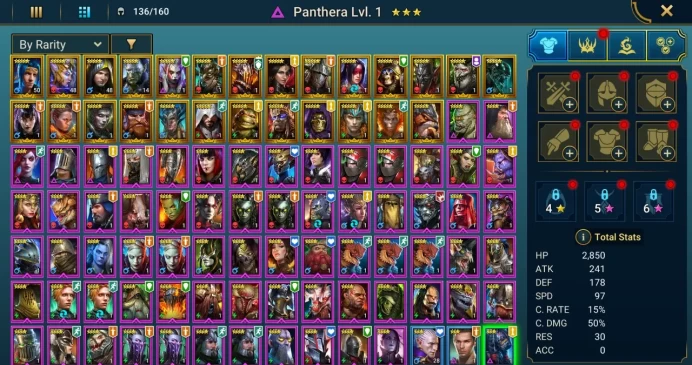 Starter acc with Vulkanos : 84k energy / 51 mln coins / Hurndig, Tatsu, Nari, Arix, Ninja + 20 Login Legendaries / Fahrakin