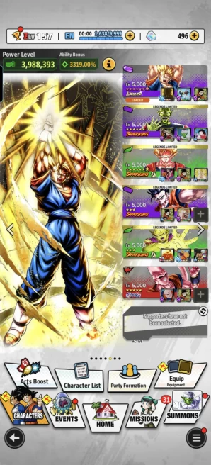 D967-IOS+Android- UL Super Buu Han+LR Super Vegito Full Red Star+Good Equipment+Good Team+Vegito Green+God Goku Zenkai+SS2 Goku+Demon King+Ultim