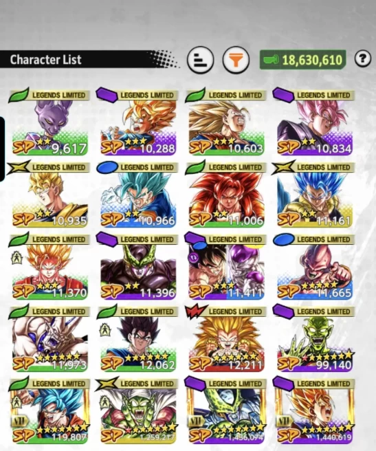 D968-IOS+Android-LR Piccolo Full Red Star+LR Super Vegito Red Star+UL Buu Kid+Good Team+20 Legends Limited+Good Equipment+Meta Account