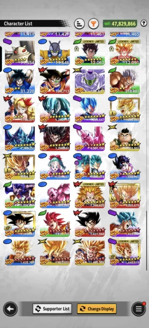 D969-IOS+Android- UL Super Buu Red Star+LR Super Vegito Full Red Star+Good Equipment+Good Team+Vegito Green+SS2 Goku+Vegito Green+Gotenk+Piccolo