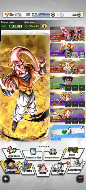 D971-IOS+Android- UL Super Buu Red Star+LR Super Vegito Full Red Star+Equipment+Good Team+Gotenks 12 Red Star+Vegito Green+SS2 Goku+Vegito Green