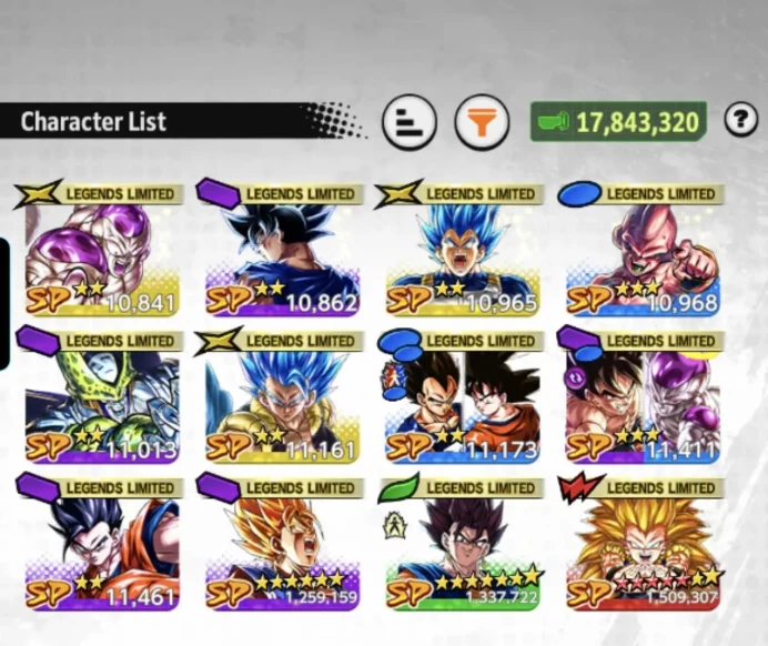 D971-IOS+Android- UL Super Buu Red Star+LR Super Vegito Full Red Star+Equipment+Good Team+Gotenks 12 Red Star+Vegito Green+SS2 Goku+Vegito Green