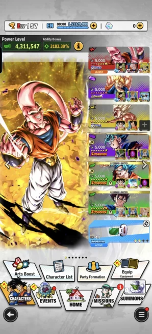 D972-IOS+Android- UL Super Buu 10 Red Star+LR Super Vegito Full Red Star+UL SS Goku+Good Equipment+Good Team+25 Legends+Namek Goku+Gotenks