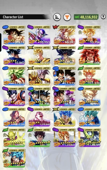 D972-IOS+Android- UL Super Buu 10 Red Star+LR Super Vegito Full Red Star+UL SS Goku+Good Equipment+Good Team+25 Legends+Namek Goku+Gotenks