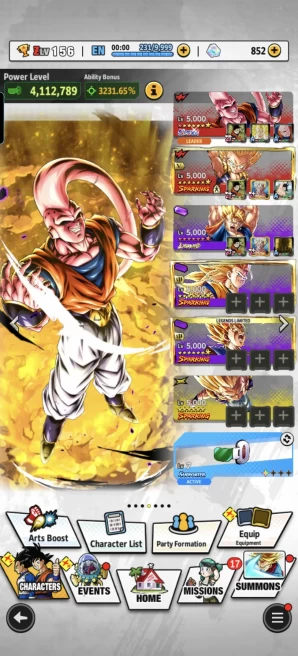 D973-IOS+Android- UL Super Buu Red Star+LR Super Vegito Full Red Star+Equipment+Good Team+Gotenks+SS2 Goku+Vegito Green+Piccolo