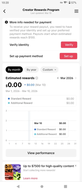 [USA] Fully Monetized Creator Rewards Program Account – 17K Real Followers & 175K Likes | Instant Earnings, Full Access & Good Standing