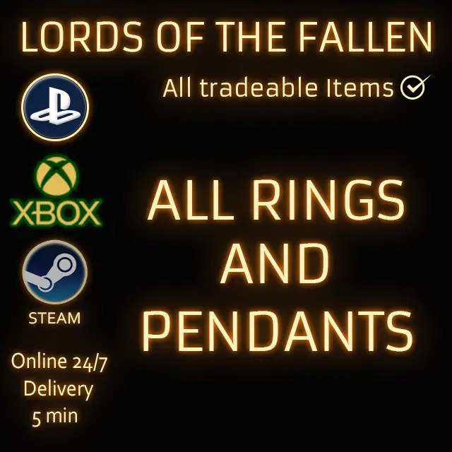 (PS/XBOX/PC) Lords of the Fallen - All rings and all pendants