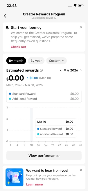 France Monetized Account/ 62K Real Followers+590K Real Likes/ Creator Rewards Program Activated/ Live Stream/ Full Access