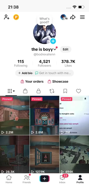 Instanly Delivery/ 4.5K Real Followers+370K Real Likes/ Tiktok Shop For Creator/ Live Stream/ Full Access