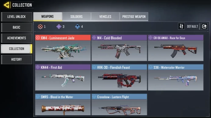 Mythical weapon XM4 Luminescent Jade from the draw~3 Epic weapons~best starter~25 CP~ 1 owner~can change email~CD-JX1JVDYA