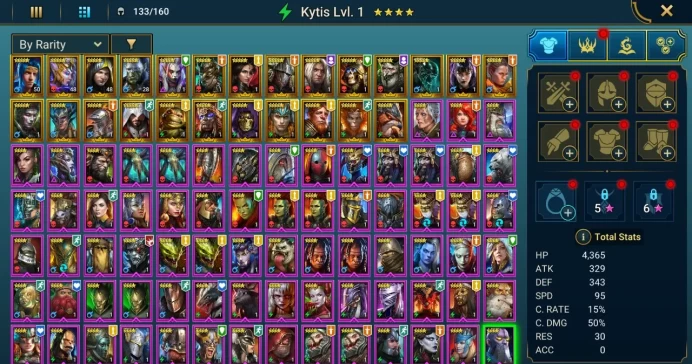 Starter acc with Gnut : 92k energy / 59 mln coins / Alsgor, Cillian, Arix, Ninja + 20 Login Legendaries / Geomancer 2x, Aniri