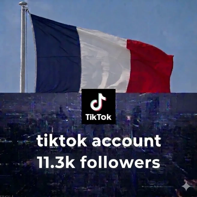 FR France| Account | TikTok Account 11.3k Real Followers 146.8k Likes Full access+Live Acess