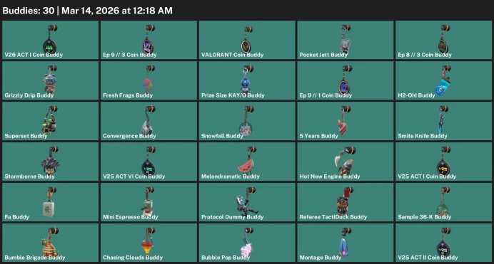 EU / 44 skins / Xenohunter Knife / Imperium Vandal /  VCT 2026 Sigil / Overdrive Vandal / 