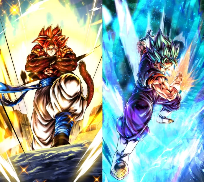 2UL [iOS]8S UL Super Saiyan4 Gogeta[purple]+UL Super Saiyan God SS Vegito[red]+43000CC+0~5LL[Global]Auto delivery[BNID Login]
