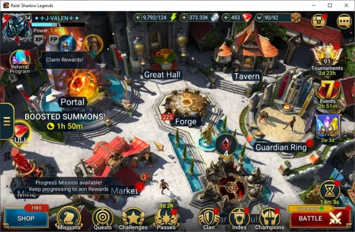 Lv48 1,5M Power|1 Mythical (Siegfrund)|27 Legendary(Ninja,Nekhret,Deathknight,Bayek,Arix,Alice,Etc)|9K Energy|Plarium|(RSL1304)