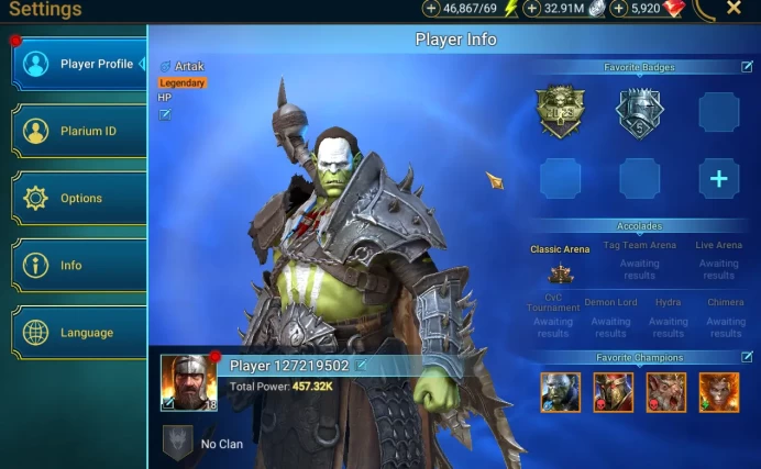 Starter Best Legend|Gnishak,Keberon,Ninja,Sun Wukong|15 Total Legends + 46k Energy + 5920 Crystals + Many Resources|SS(RSL1308)