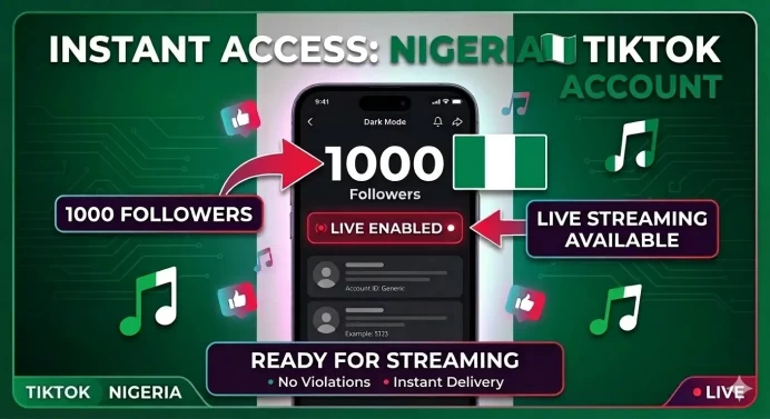 | Auto Delivery | Nigeria | 1000 Followers | Live Ready | Full Access |+BONUS
