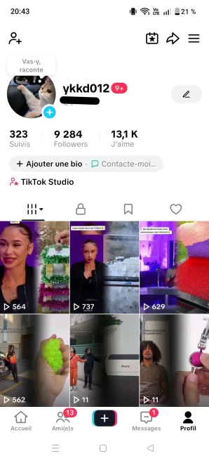 [Code 9529] Local France / 9200 Followers + 13k Likes / Real Followers / Very Rare