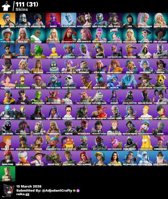 [Code 9536] Email Changeable / [PC] 111 skins | Arcane Jinx | Captain Phasma | Apprentice Evie | Agony | Glacial Dummy | Psycho Bandit | UNSC Sp