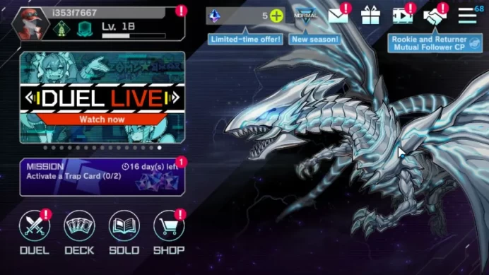 Lv 18 | 20 Deck |VSK9,DragonMaid,Dracotail,Yummys,Maliss,Time Lord,Etc|Ranked Available|Konami|CE ON|Check SS(YMD960)
