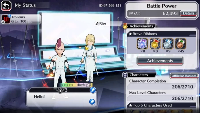 [GLOBAL]6K Orb+Fresh All Story|TYBW26(BazzB,Jugram),TYBW25 Toshiro,Parasol Shinji,TYBW24 Masculine,Isshin,Etc|Klab ID(BBS2433)