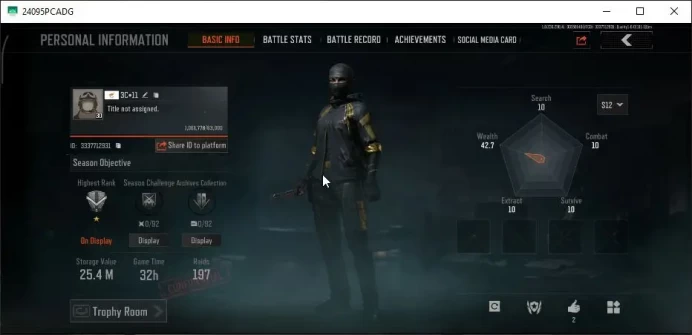 [MOBILE] Lv30|SV 25M|CV 12M|Battle Machete|LR AR1 Decree,VSS Decree|Many Skin|CN Off|Infinite|Check SS (AB2746)