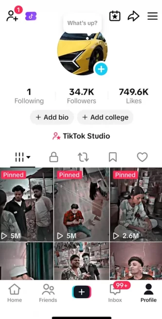 Instanly Delivery/ Monetized 34K Real Followers+749K Real Likes Account/ Creator Rewards Program Activated/ Live Stream/ Full Access