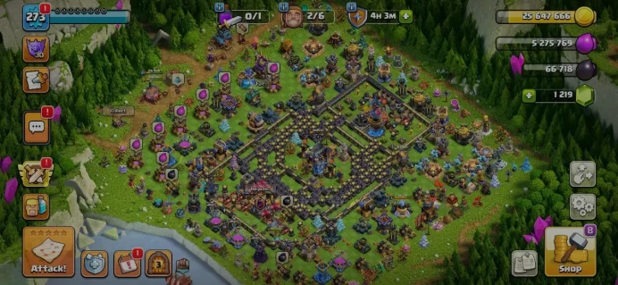 TH 18 Max, 11 Equipment Epic 3 Lv 27, Wall Max, Defense Max, Builder Hall Full Max, Hero High Level, Magic Items