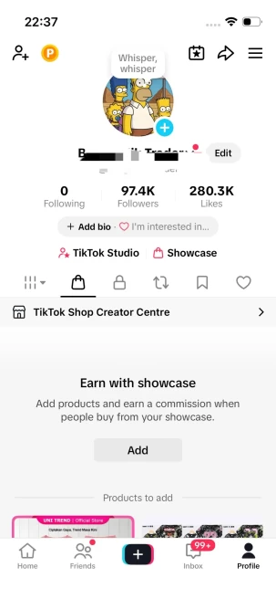 Instanly Delivery/ 97K Real Followers+280K Real Likes/ Tiktok Shop For Creator/ Live Stream/ Full Access