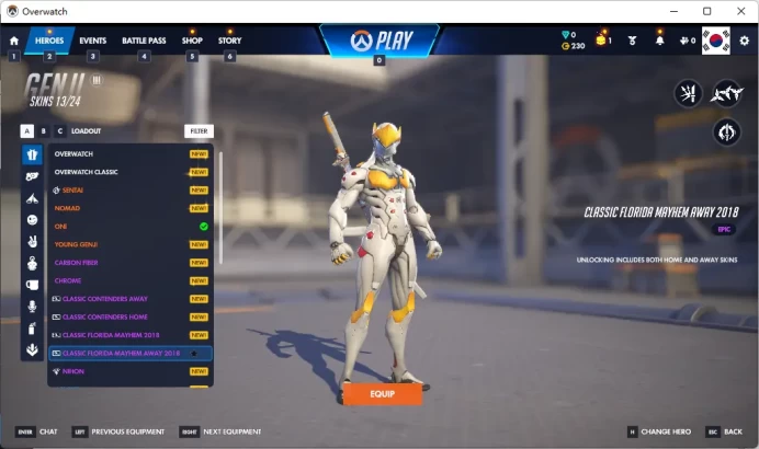 CLASSIC FLORIDA MAYHEM AWAY 2018  /  Full Mail Access / see the picture / Please Read Description     / t5378