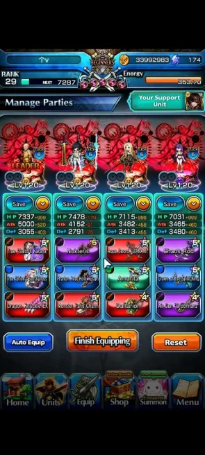 Global|Rank 29|50 RGB|7 Ascend|Saitama,Pinnacle Isliid,Summer Sakura,Alpha,DL Vox,Luana,Exalted Celia|Lpot 370|Check SS(GS2174)