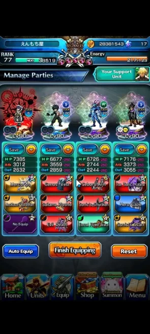 Global|Rank 77|9 Ascend|Beta,Momon,WH Fen,Ainz,SS Liza,Charlotte Ember,Narberal,Psyger-0,DE BerwickTW|Lpot 250|Check SS(GS2177)