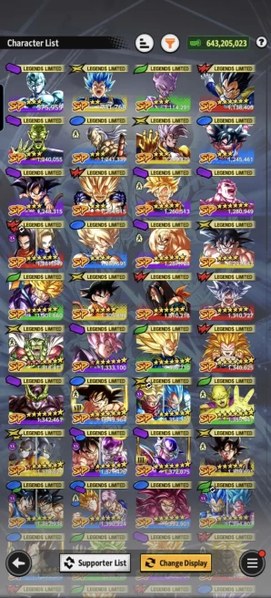 D984-VIP ACCOUNT-10 ULTRA+86 Legends Limited+Vip Zenkai+Vip Equipment+Many Good Team+Stacked LF+Strong Account