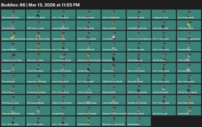 EU / 56 skins / Xenohunter Knife / Champions 2025 Vandal / Kuronami Vandal / Champions 2024 Blade / RGX 11z Pro Vandal / 