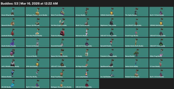 EU / 44 skins / Evori Dreamwings Vandal / Kogitsune / Kuronami Vandal / Solarex Relic