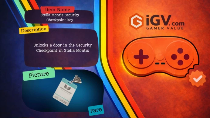  ⮞ Stella Montis Security Checkpoint key ⮜  10-Minute Fast Service  ⮞ AKMShoppp ⮜ 