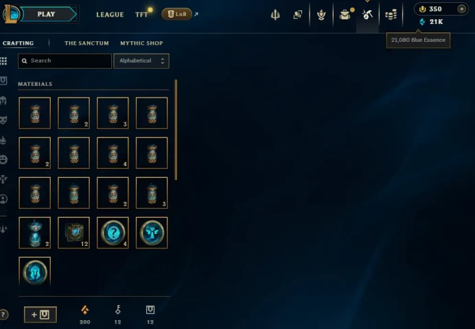  【 EUW 】 ⸱ HAND-LEVELED LVL30 High MMR 2700  87.5% WR  | ( Ranked Ready +10 QP  ) Unverified  | 21080 BE  | 350 RP | Untouched-Loot  |Check Desc