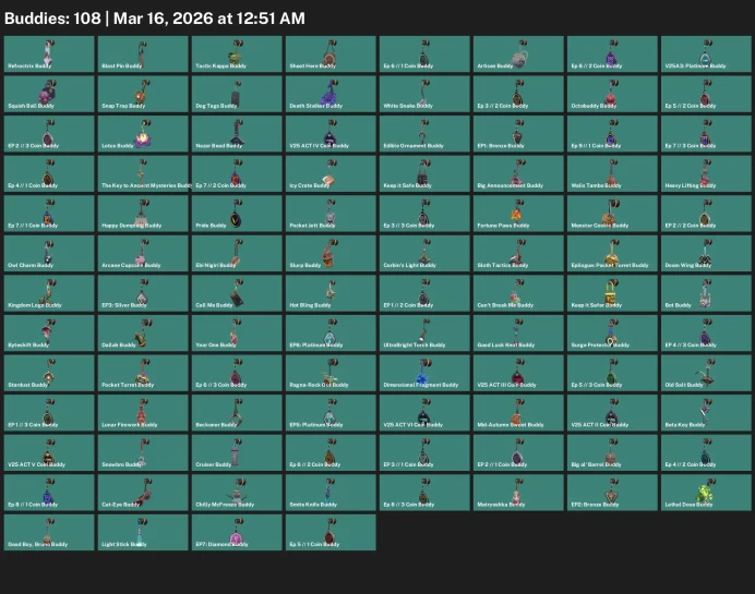 EU / 36 skins / Oni Claw / Champions 2023 Vandal / Champions 2025 Vandal / Singularity Sheriff / Recon Phantom /