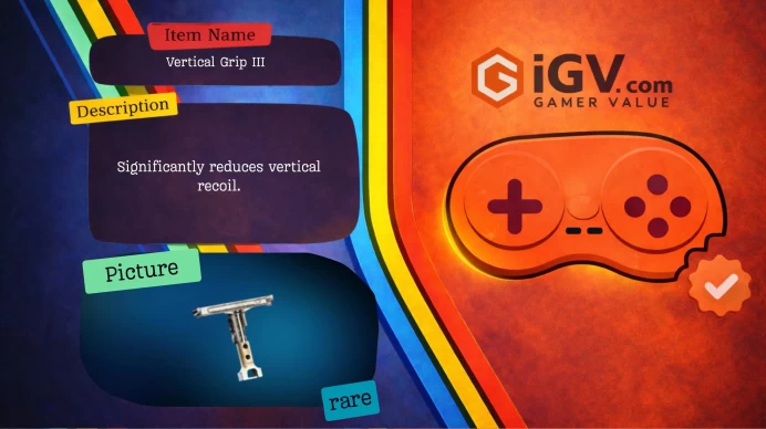 ⮞ Vertical Grip III ⮜ 10-Minute Fast Service ⮞ AKMShoppp ⮜