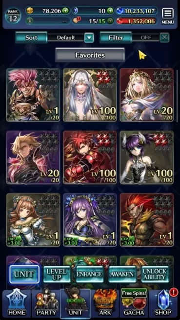GLOBAL | Rank 12 | Ascended Roland, Spirit Maiden Sera, Goddess Lilaha, etc  | 2UR, 9SSR ARK |Code Only|Check SS (LC1108)