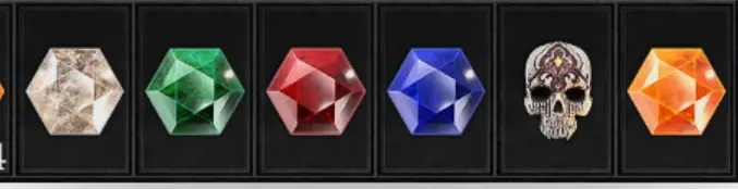  x1 Any Grand Gem Amethyst // Diamond // Emerald // Ruby // Sapphire // Skull // Topaz